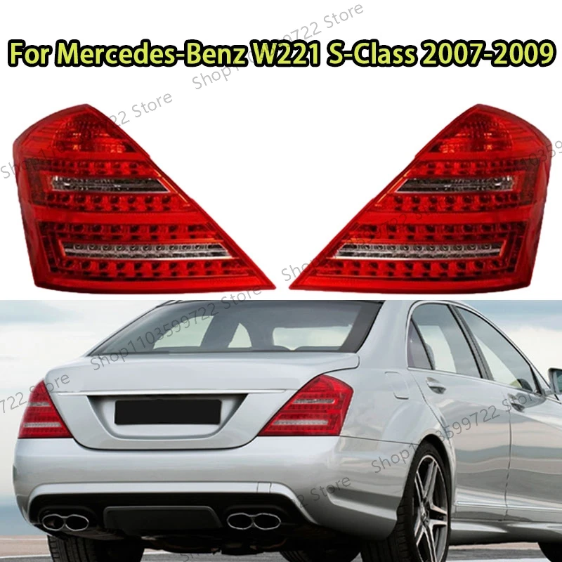 Rear Taillights Rear Tail Lights Rear Tail Brake Lights Fog Lights Tail Lights Comprise For Mercedes-Benz W221 S-Class 2007-2009