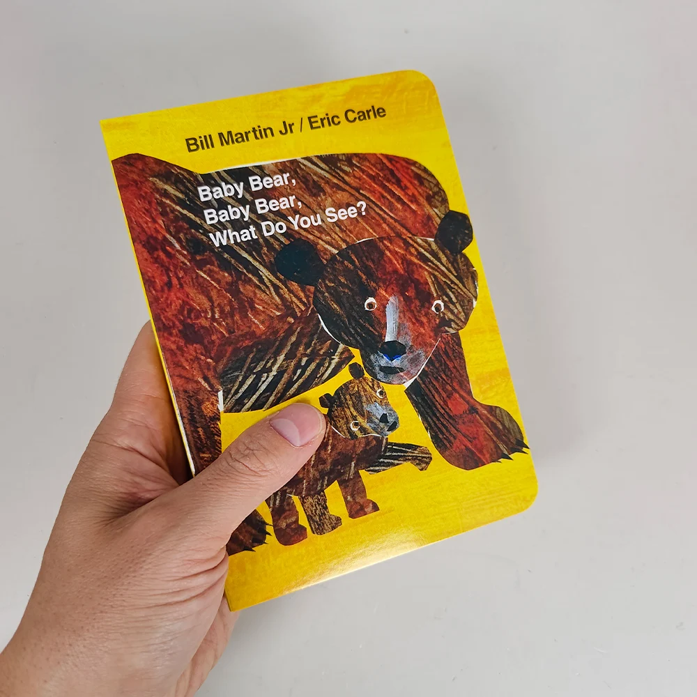 1 Book Children's Picture Books Brown Bear Dear Zoo Series The Cardboard Book With Audio - Detail 1