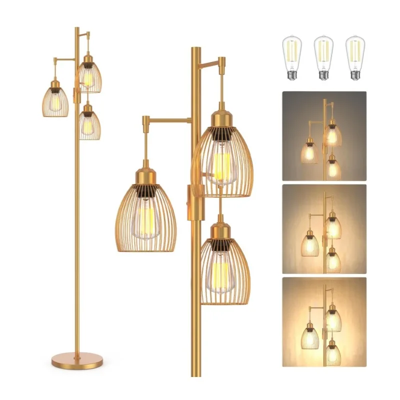 

Living room retro American minimalist Amazon study bedroom floor lamp