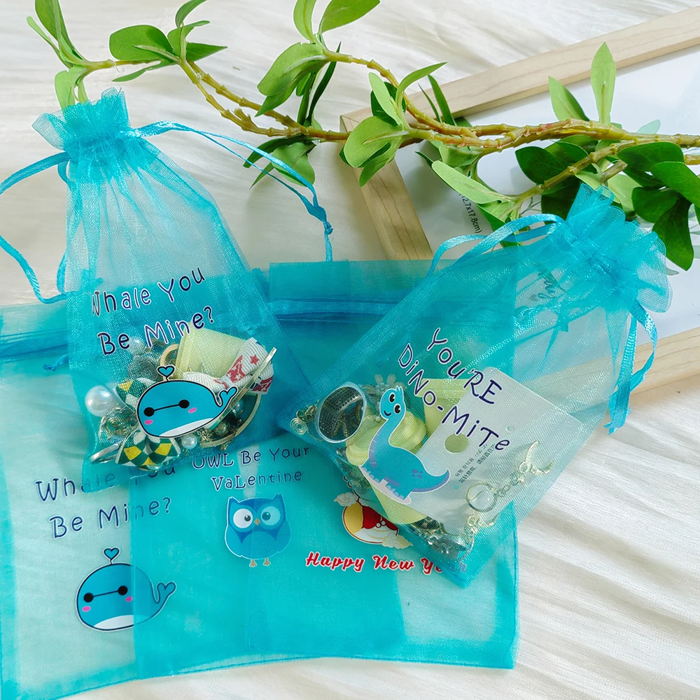 100 قطعة شعار مخصص الأورجانزا شنطة هدايا متعدد الألوان الرباط الحقائب للحلوى والمجوهرات حقيبة التعبئة حقائب هدايا الزفاف حقيبة من الأورجانزا