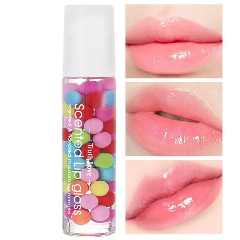 Roll-On Lip Oil Moisturizing Multipurpose Lip Oil Roll-On Lip Balm Lip Makeup Primer Moisturizing Transparent Lip Oil Lip Glaze