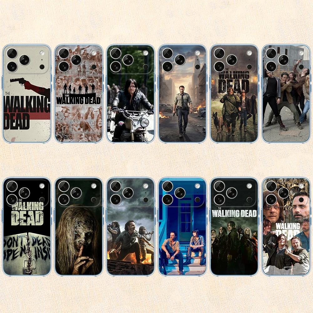 TWD the walking dead Transparent Phone Case for Samsung Galaxy A04 A04S A14 A23 A34 A54 M23 M33 M52 M53