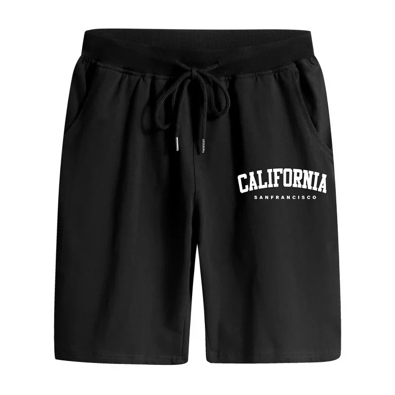 

Summer Mens Sweatpants Print Casual Short Trouser Outdoor Jogging Sports Cycling Clothing Fashion Street Half Pants Beach Shorts