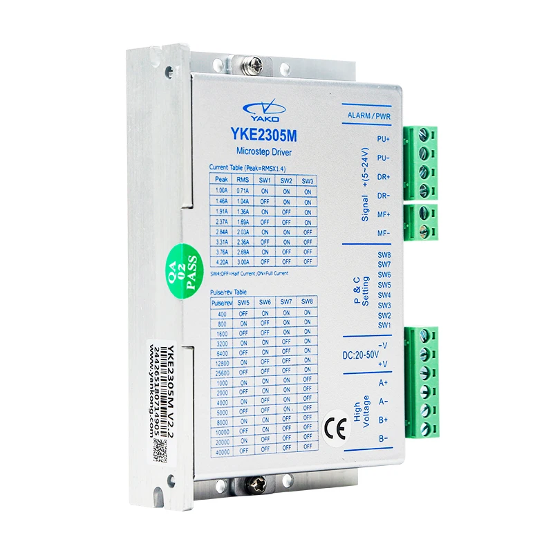 YKE2305M Two-phase Hybrid Closed-loop Stepper Driver CNC Machine Tool Controller With 20~50VDC