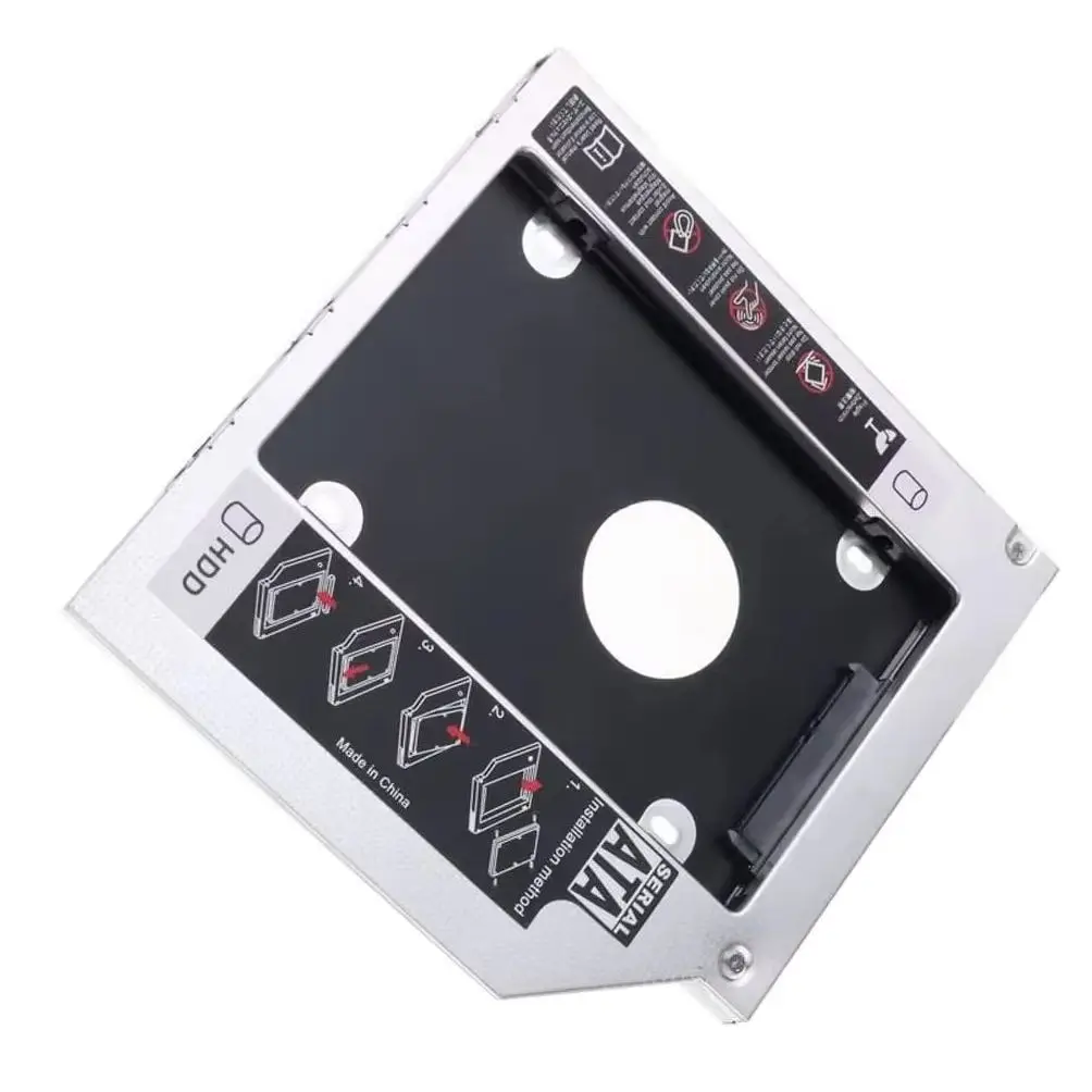 

9.0mm SATA 2nd Hard Drive HDD SSD Optical bay Caddy Bracket for Asus A450 N550JK N550JK-CN109H G551JM-DM053H F553M U81A U6V-A1