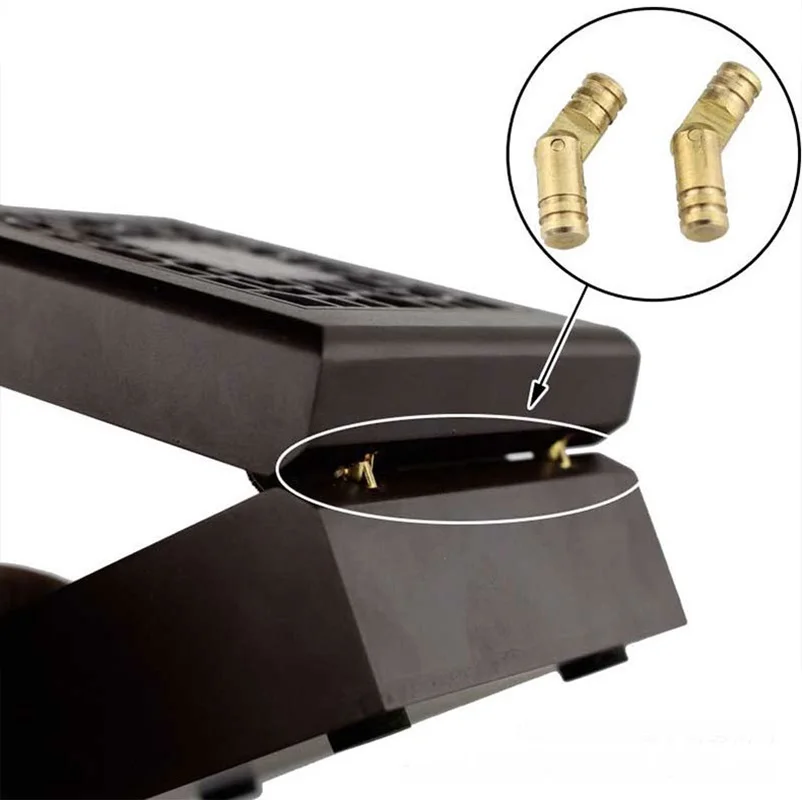 50Pcs Solid Brass Barrel Hinge DIY Jewelry Chest Gift Wine Music Box Dollhouse Hand Craft