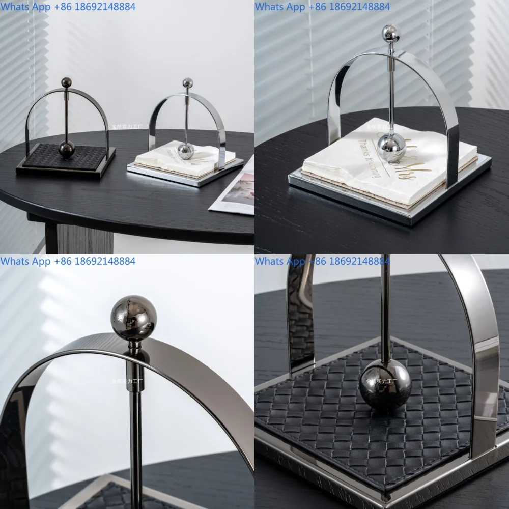 

Stainless Steel Luxury Paper Towel Holder Stand for Restaurant Hotel Use