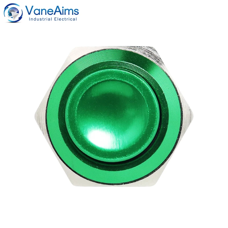 Tombol tekan Mini 16mm HS16 antiair,