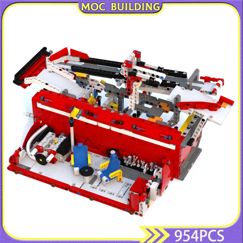 GBC Sport Model Great Ball Contraption Moc Building Blocks DIY Construction Assembly Bricks Toys Xmas Gifts