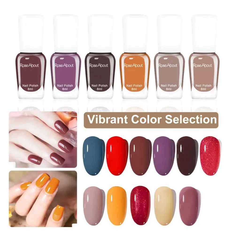 Quick Drying Nail Polish Peelable Nail Art Polish Water-based Nail Lacquer DIY Nail Art Home Salon Women Manicure Gel Polish