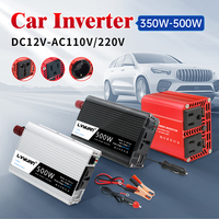 500W Car Inverter LVYUAN DC12V AC110V/220V Power Converter Portable Laptop/phone Outdoor Charging Adapter