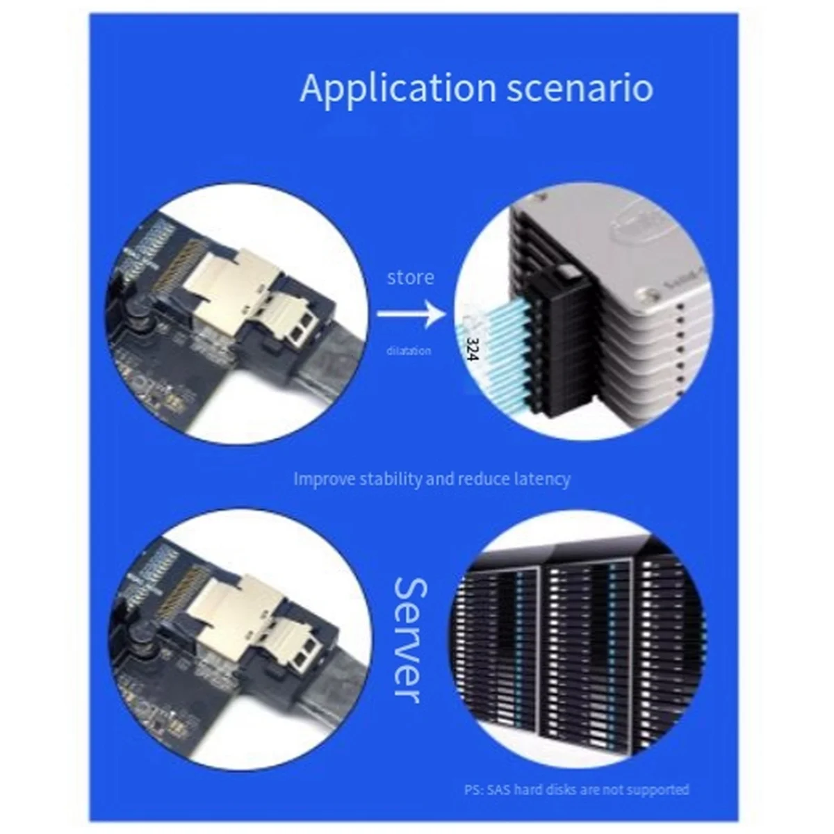 Плата расширения M.2 NVME для Φ SATA3.0 Mini-SAS/SATA, карта адаптера для жесткого диска 36PIN