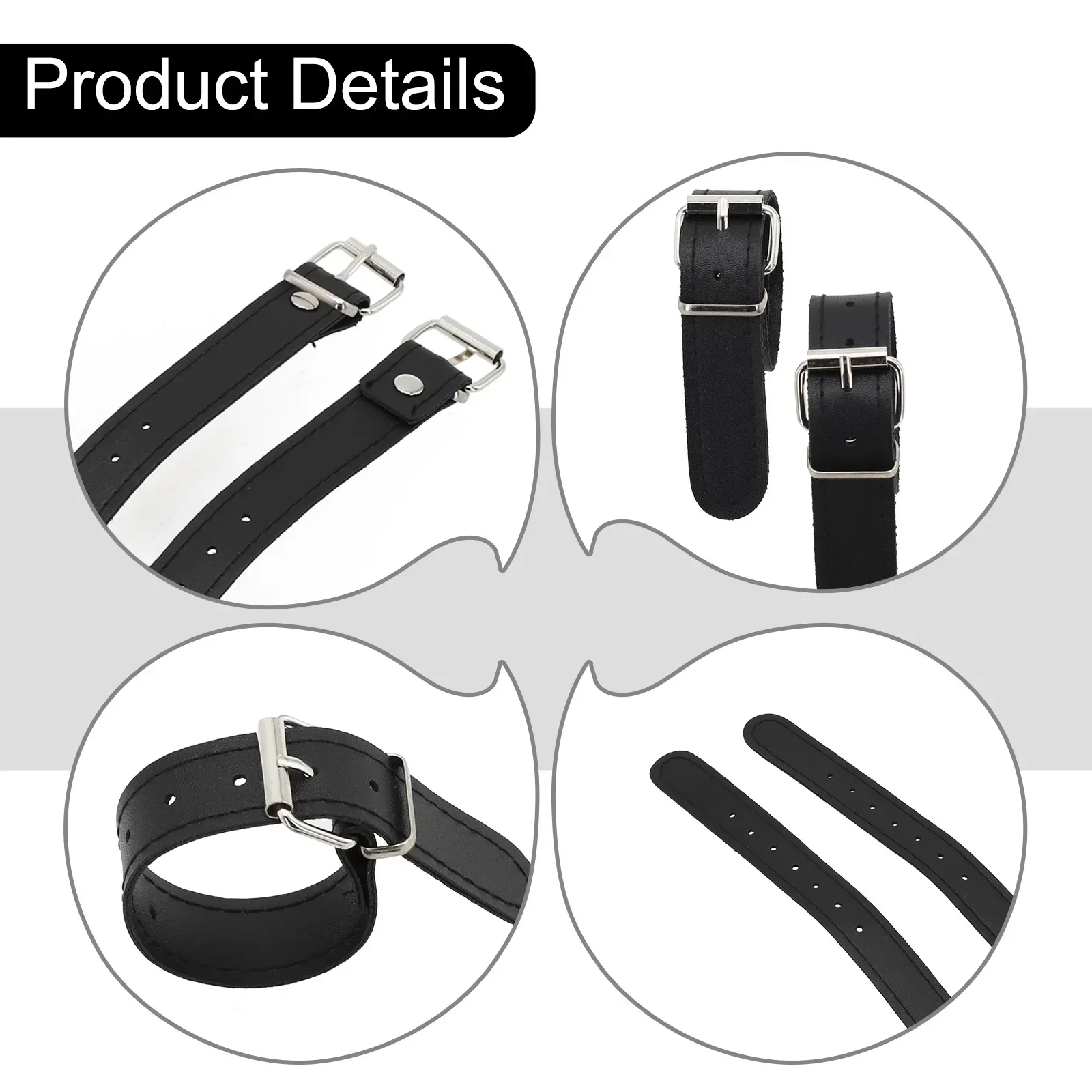 Children S Bicycle Metal Buckle Adjustable Leather Basket Strap Note Package Content Product Name Abrasion Proof