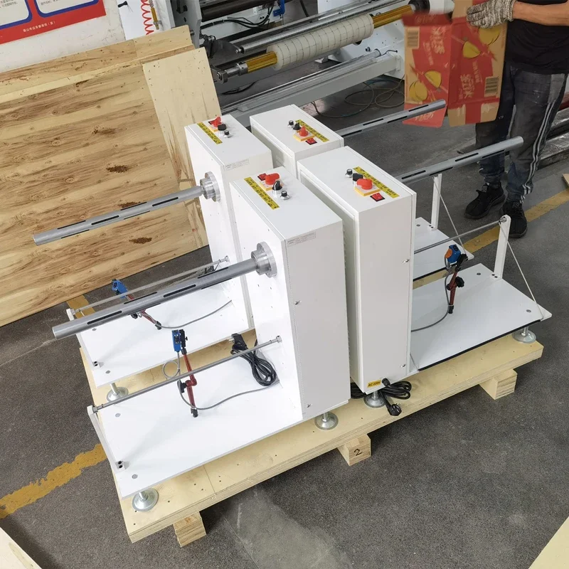 Automatic Motor Unwinder hine Roll Material Unwinding Rewinding hine
