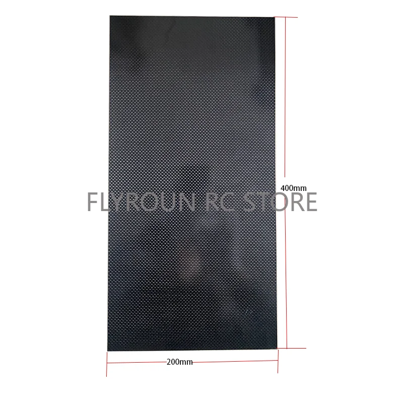 1PC 200x250MM 3K Full Carbon Fiber Sheet Board Twill Glossy/ Matte Strength Panel Thickness 0.5-5MM for RC Model