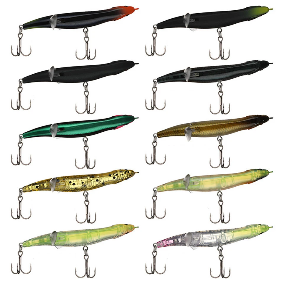 

80mm/6.5g Buzzbait Metal Jig Topwater Pencil Lure Minnow Spinner Crankbait Fishing Bait Bass Carp Trout Wobblers Fishbait