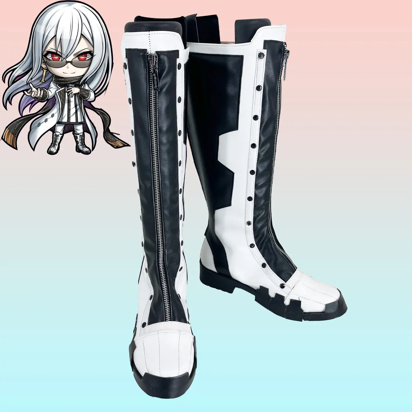 

Tribe Nine Game Kazuma Ichinose Cosplay Shoes Boots Halloween Christmas Women Men Cosplay Boots