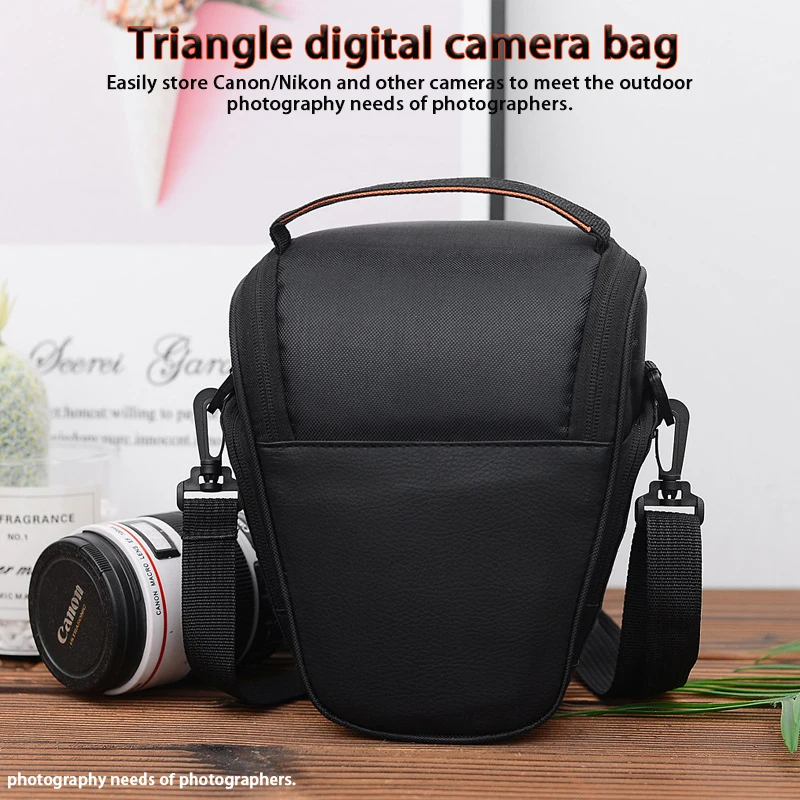 

Водонепроницаемая сумка для фотоаппарата для беззеркальных DSLR с плечевым ремнем, портативный чехол для фотосъемки на открытом воздухе Canon Nikon Sony