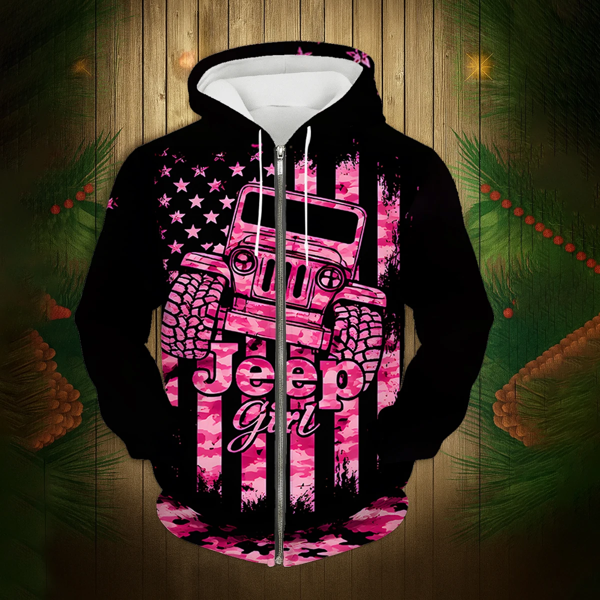 

3D Digital Printing 2026 Speedpass Cross-border European and American Men's New Style JEPP Loose-Fitting Hooded Pullover Sweatsh