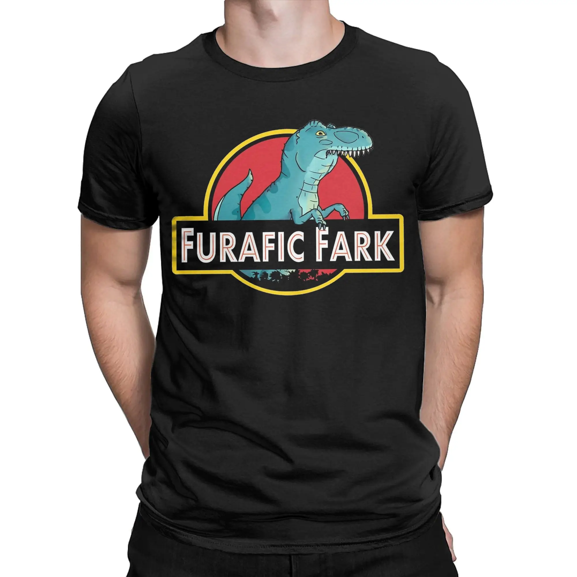 New Men Furafic Fark 2 T Shirts Meme Pure Cotton Clothing Unique Short Sleeve Crewneck Tees Plus Size T-Shirts S-5xl