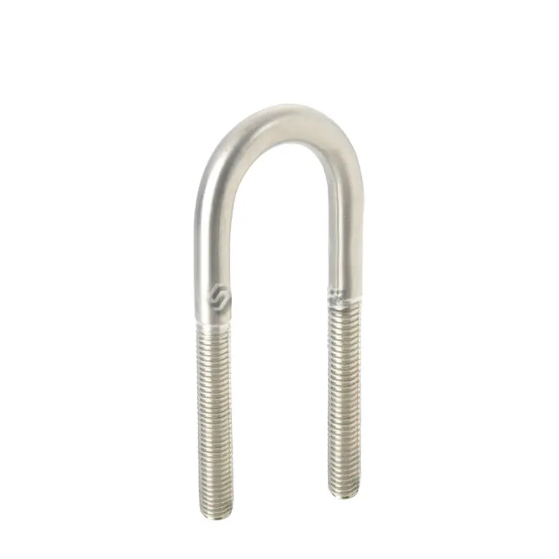 Marine Grade 316 Stainless Steel  Square U-Bolts Nuts Pipe Bolt Clamp with Frame Straps Washers and Screw Cup