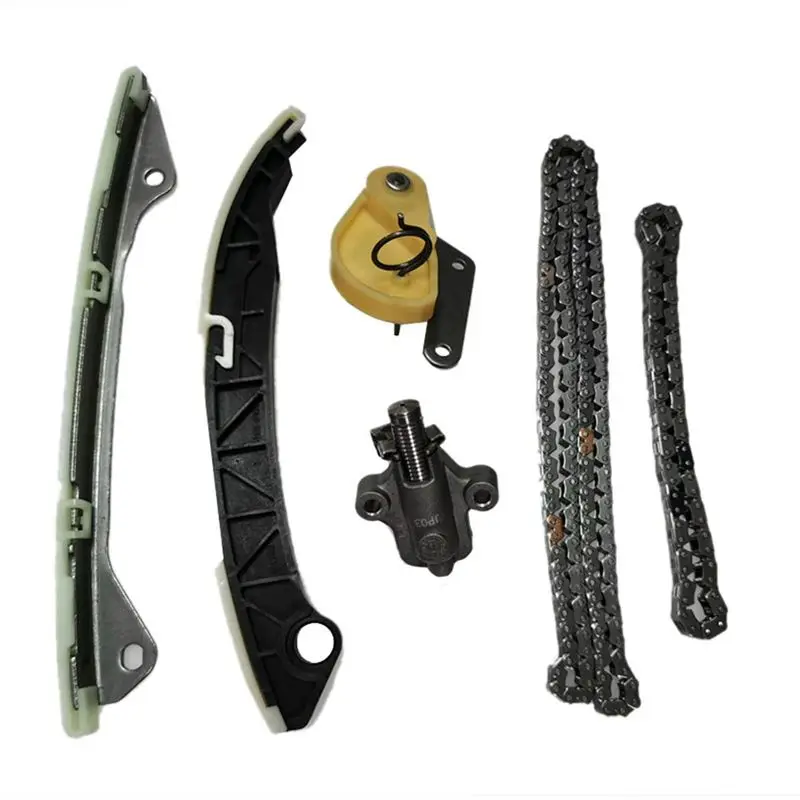

Simple 6Pcs Timing Chain Tensioner Guide Cam Repair Kits For Nissan Juke Sentra MR16DT 1.6L 2012-2017 Sprocket 13070-1KC8A