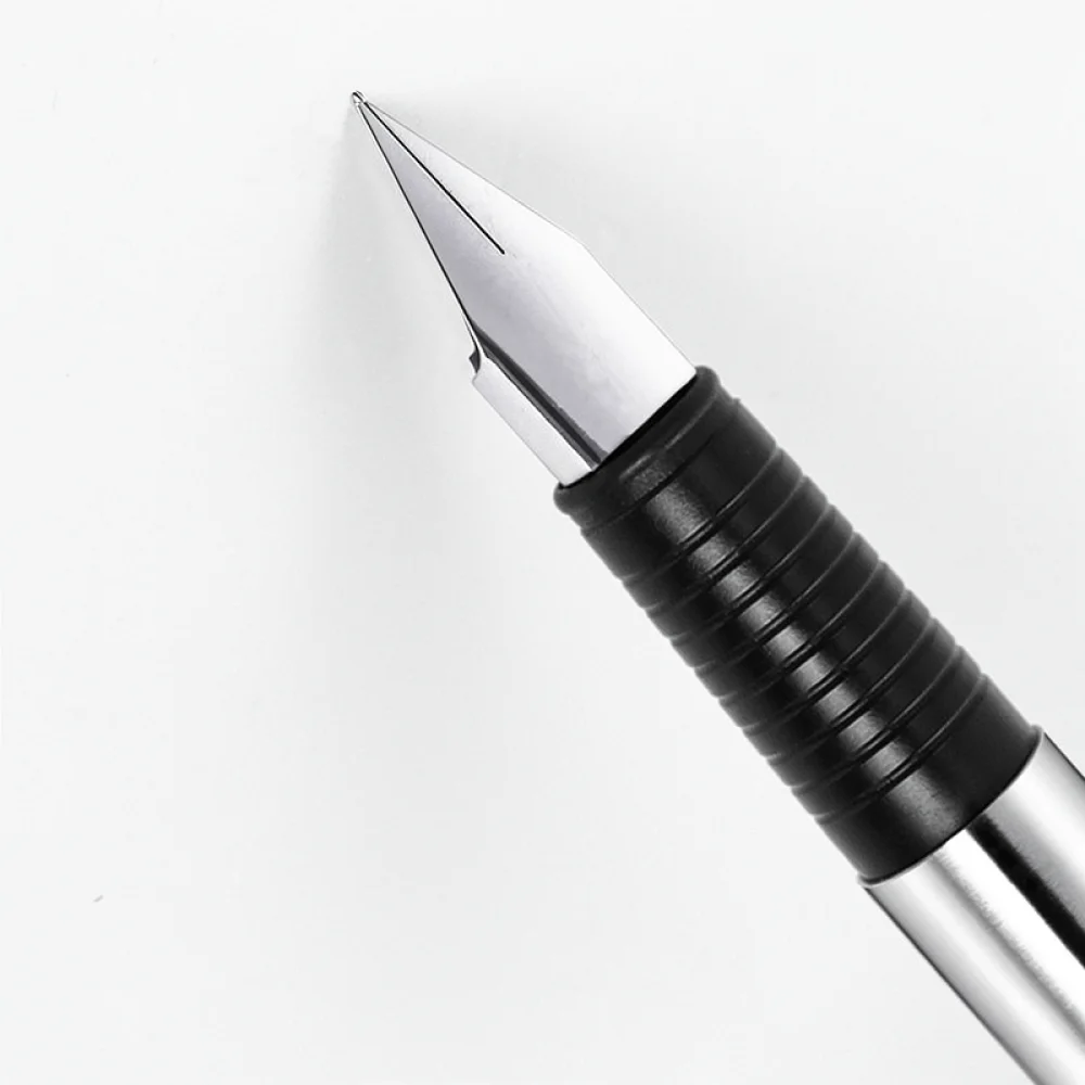 For Jinhao 65 Fountain Pen Elegant Metal Stainless Steel Student School Office Stationery Writing Instrument Fine Nib
