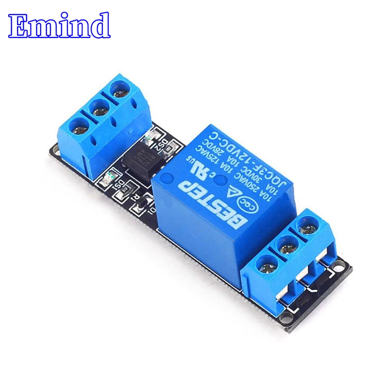 

3/10/20/50/100Pcs 1-Way Electromagnetic Relay Module 5V/12V/24V PLC Control Driver Board Optocoupler Isolation Low Level Trigger