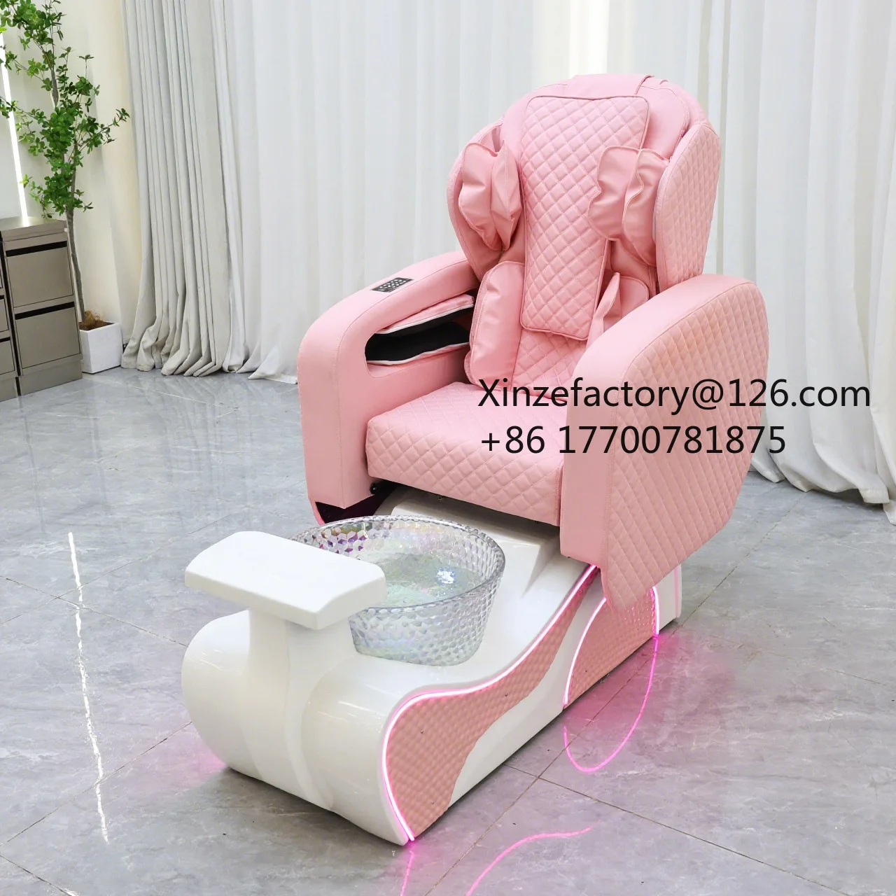 

Factory Direct 2026 Top Rated Beauty Nail Art Foot Bath Multifunctional Massage Chair Foot Massage Pedicure Chair Spa Spa Salon