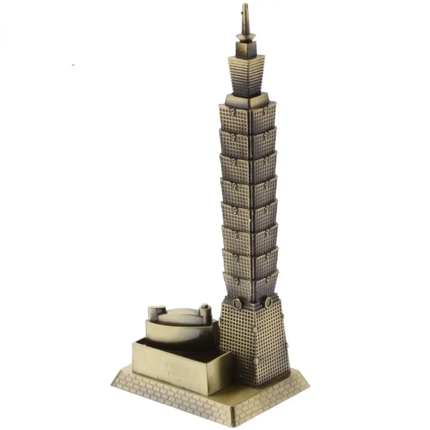 MagiDeal Taipei 101 Tower Model of Taiwan - Elegant Desktop Ornament for Bedroom, Home Bars, Cafes & Restaurants