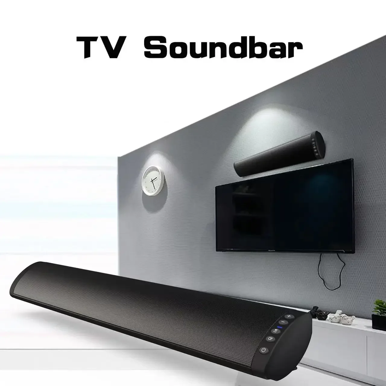 Home Theater System Bluetooth Speaker Computer TV Soundbar Wireless Soundbox 3D Surround Sound Music Center with RCA FM Radio