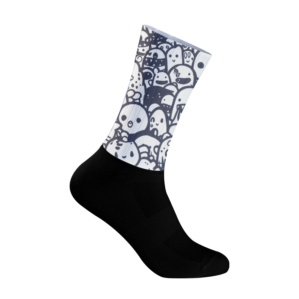 

Велосипедные носки с принтом джунглей, велосипедные носки, профессиональные велосипедные носки, компрессионные спортивные носки для велосипеда