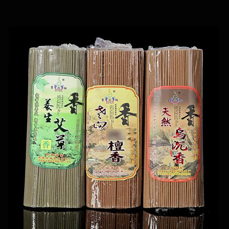 Natural Sandalwood Wormwood Wuchen Flavor Stick Incense Buddha Incense Aroma Fragrance Good for Sleep for Indoor Smell Supply