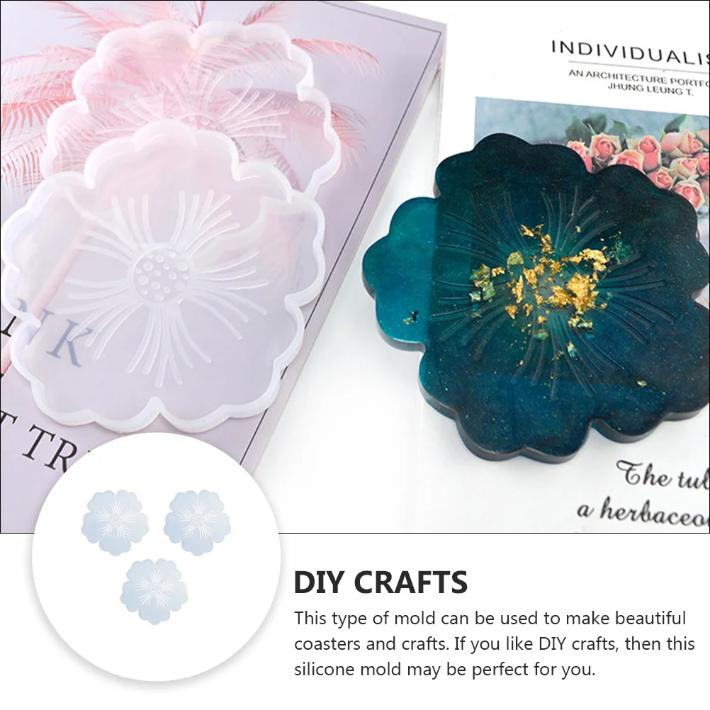 

Ремесленные формы для эпоксидной смолы, подставка для цветов, декоративные DIY в форме цветка, эпоксидная смола для дома