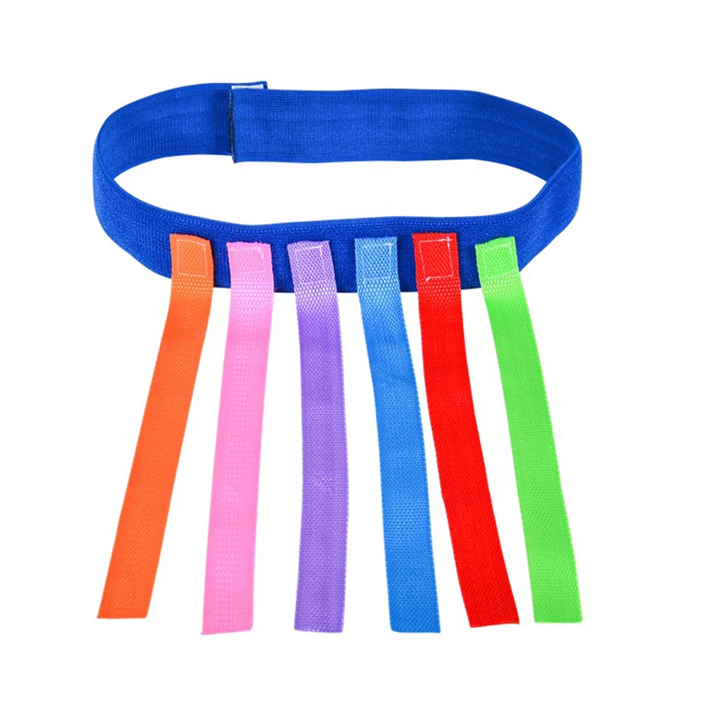 4pcs หางดึงเกม Props Oxford ผ้าปลอดภัยของเล่นเข็มขัดเด็กสนุกกลางแจ้งคิดเชิงตรรกะของเล่นเพื่อการศึกษา