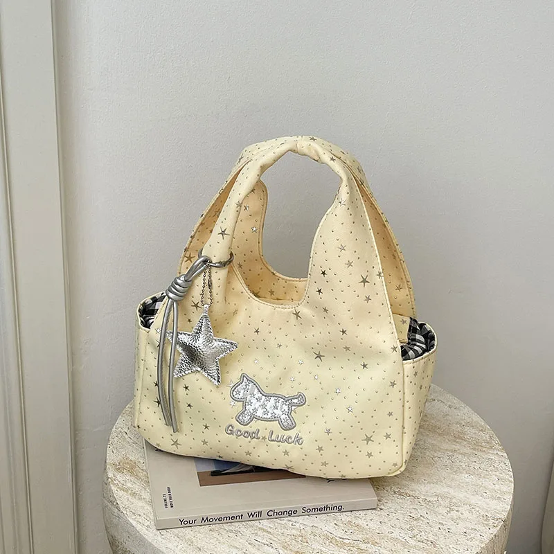 

Korean Version Large Capacity Mini Tote Bag New Design Commuting Shoulder Bag Women'S Armpit Bag Fashionable Casual Handbag