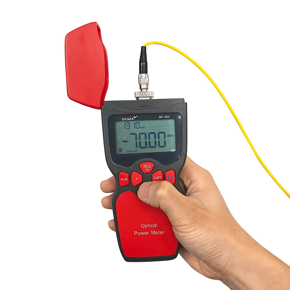 NOYAFA NF-900C Fiber Optical Power Meter Cable Tester light source LCD Digital Display