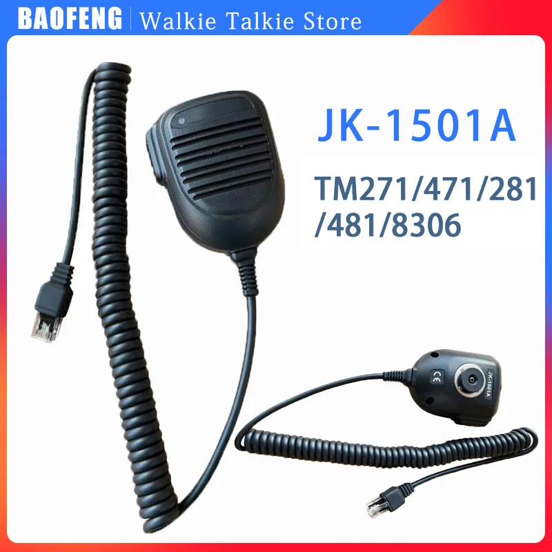 Auto-station JK-1501A lautsprecher mikrofon walkie talkie mikrofon zubehör tm271/471/281/481/8306 Zweiwege-auto cb radio