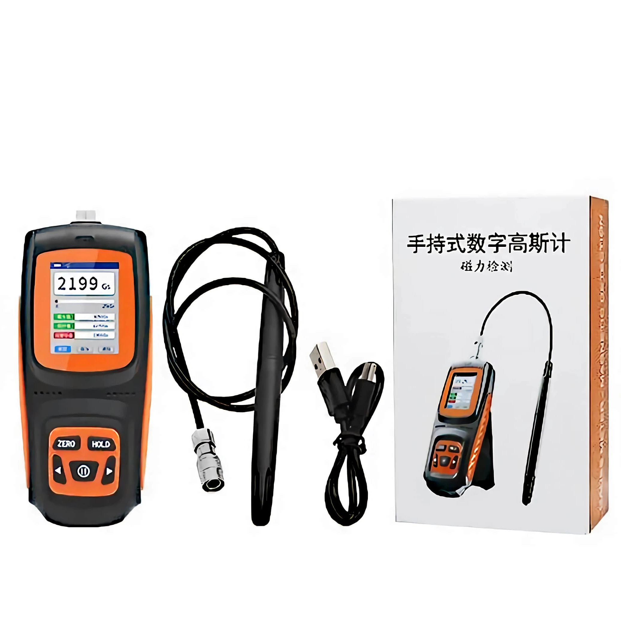 

Magnetic Inspector: Handheld Gauss Meter, 0-2500mT, 5% Accuracy for EMI Surface Testing