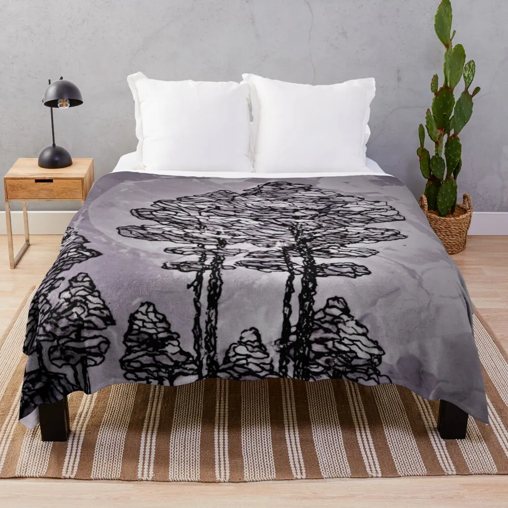 stillness slate Throw Blanket sofa bed Kid'S Polar Blankets