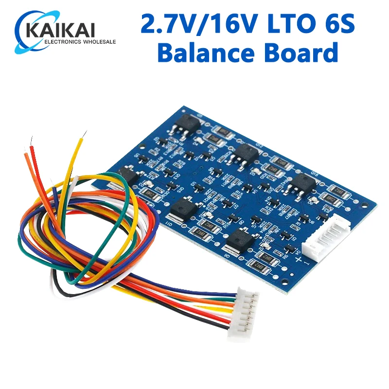 2.7V/16V LTO 6S Balance Board circuito di equalizzazione batteria al litio titanato/scheda di protezione del condensatore Super Farad