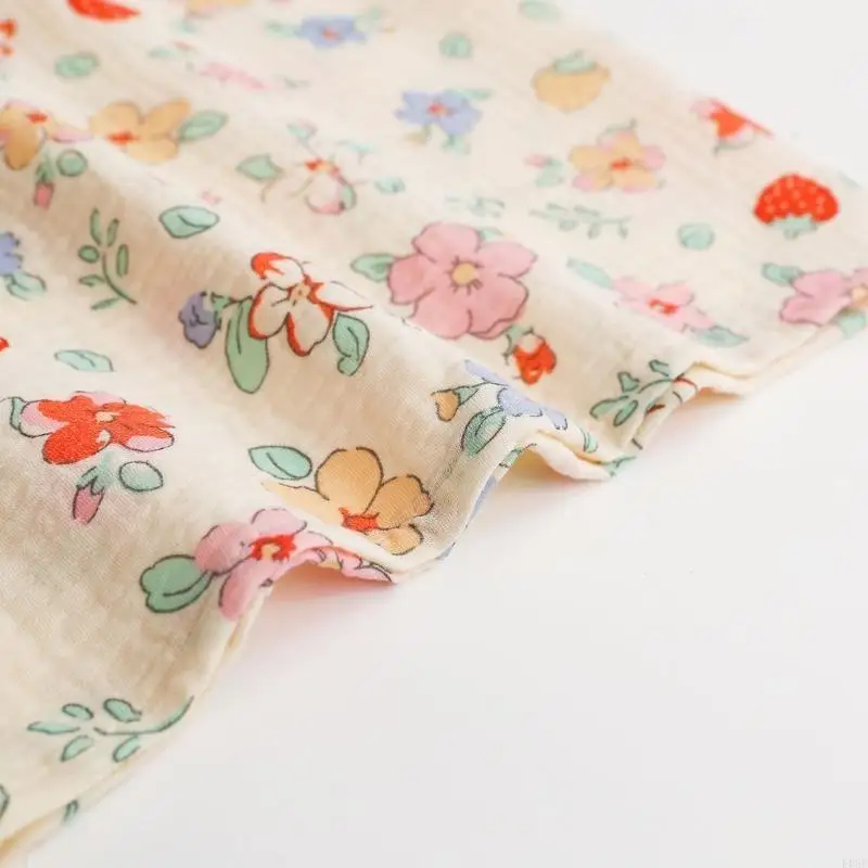 E06F tragbares Baumwoll -Muslin -Wickel für Neugeborene & Säuglinge Base Base Dusche Geschenk Geschenk