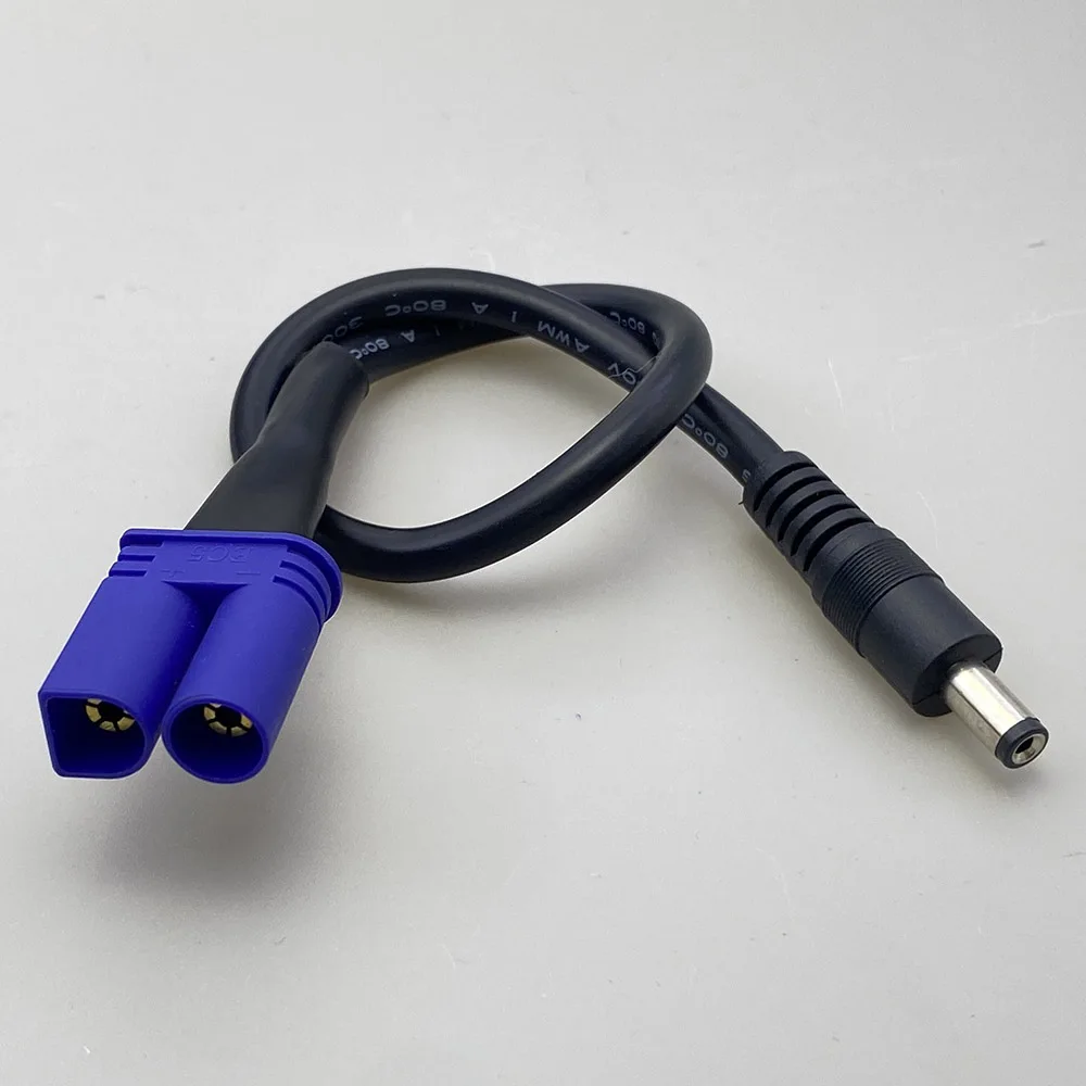 Picture 7: XT90 EC5 TO DC 5.5*2.1mm 5.5*2.5mm Male Female Plug Battery Adapter Wire Connector 14AWG 15A High Current Conversion Cable 30CM