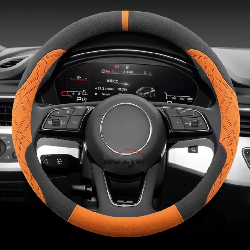 

Suede Leather Car Steering Wheel Cover for Lexus ES LM TX GX LBX NX 2024 2025 Car-styling Auto Accessories