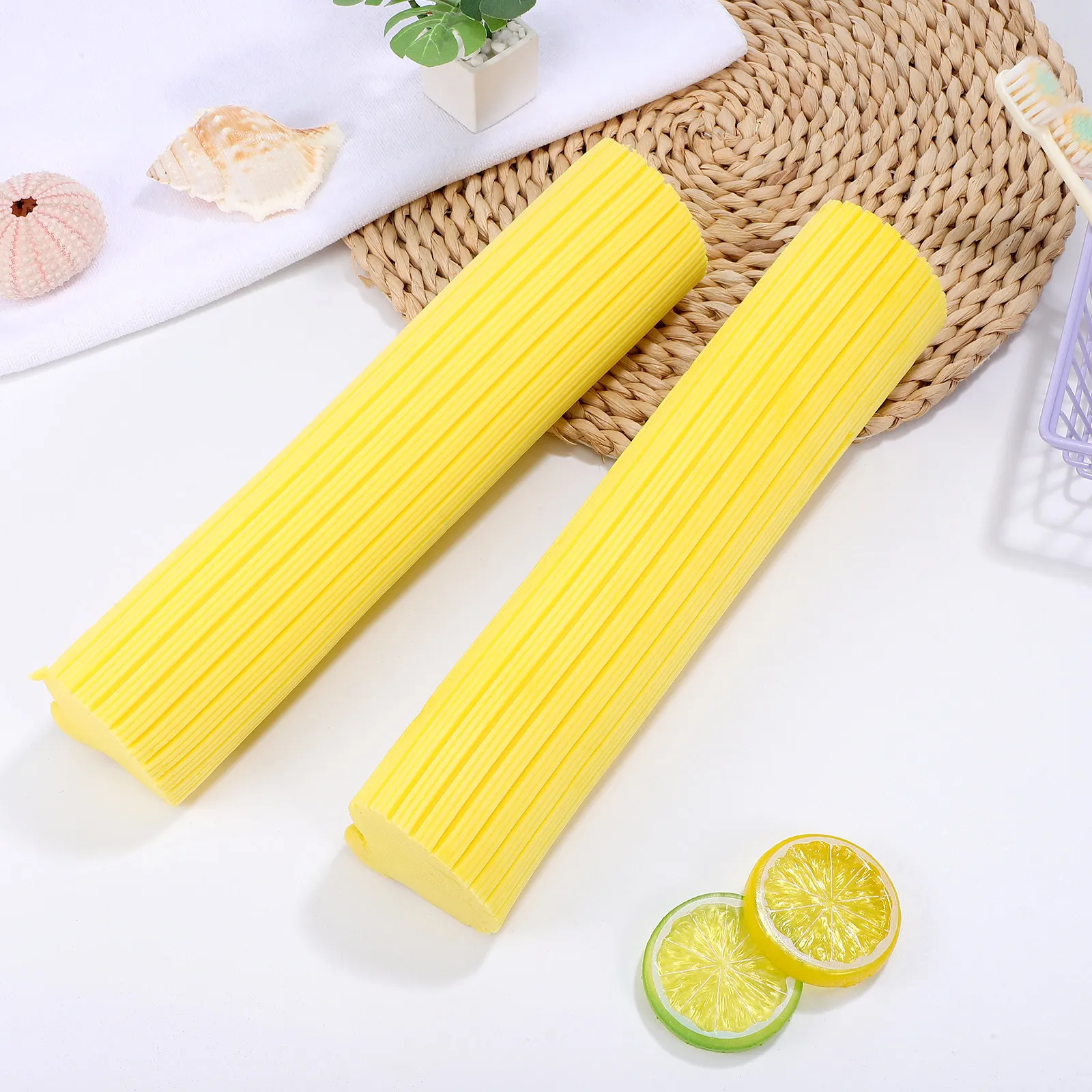 

2Pcs Roller Mop Head Replacement Pva Sponge Cotton Absorbent Floor Cleaning Head 27Cm Suitable for Wood Tile Car