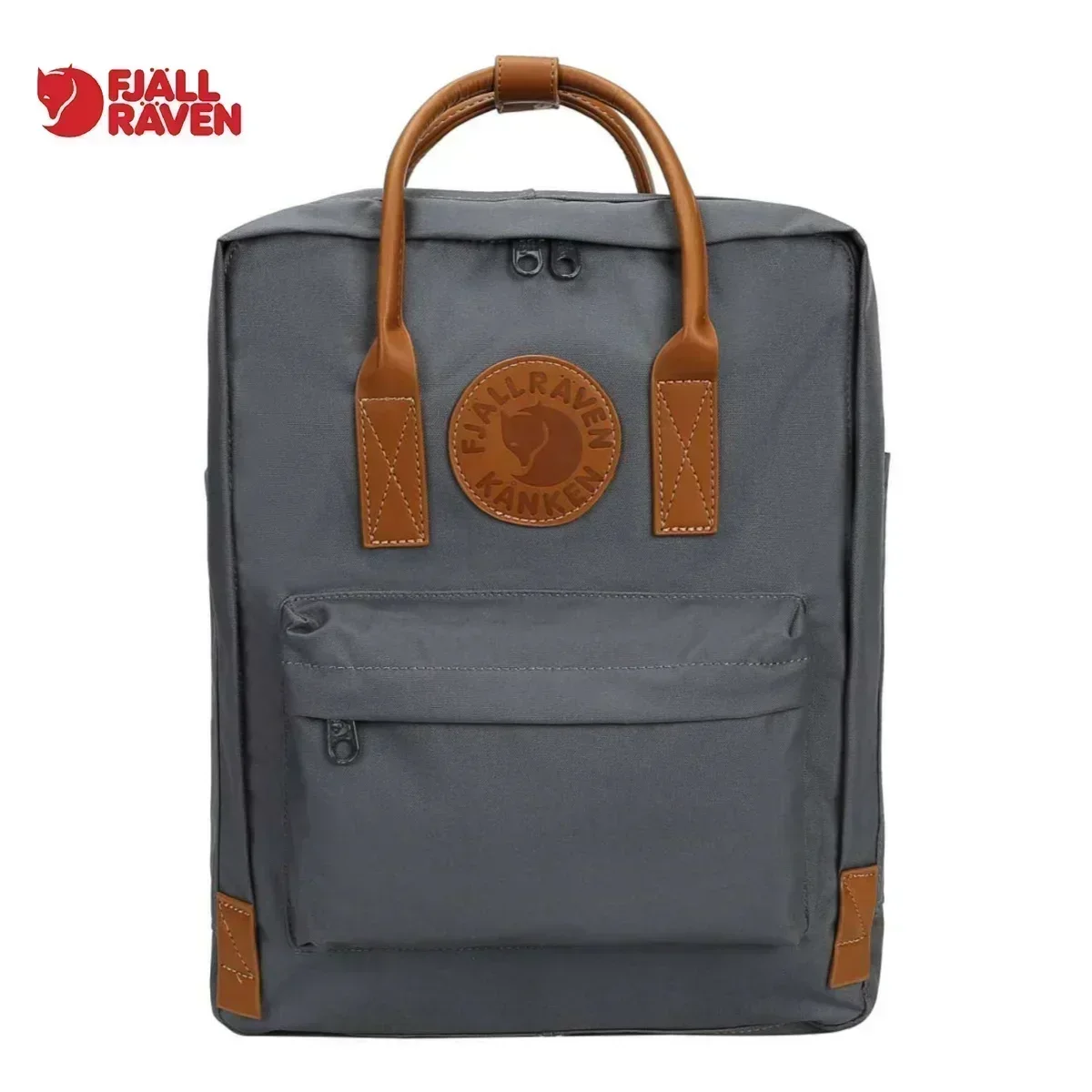 Fjallraven Arctic Fox Kanken No2 حقيبة ظهر سوداء حقيبة كمبيوتر G-1000 حقيبة سفر كاجوال للاستخدام الخارجي #4