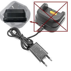 Desk Charger Base for B5 Anysecu T56 Ruyage ZL50 4G LTE Network Radio Walkie Talkie - Office Charging Stand for Two-Way Radios