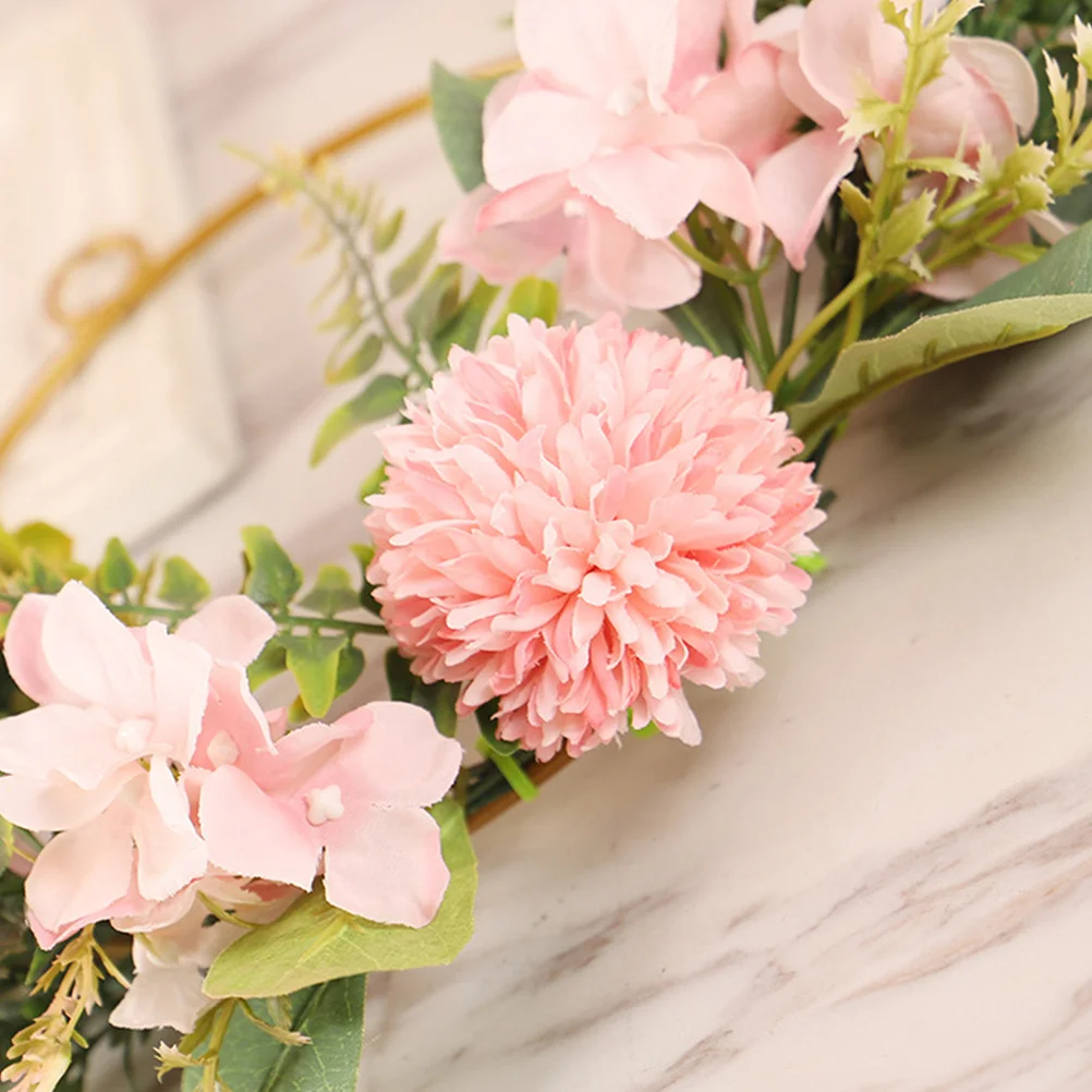 

Simulation Wreath Artificial Green Leaves Floral Rustic Hanging Wedding Decor Bridal Shower Door Hanging Wreath Artificial