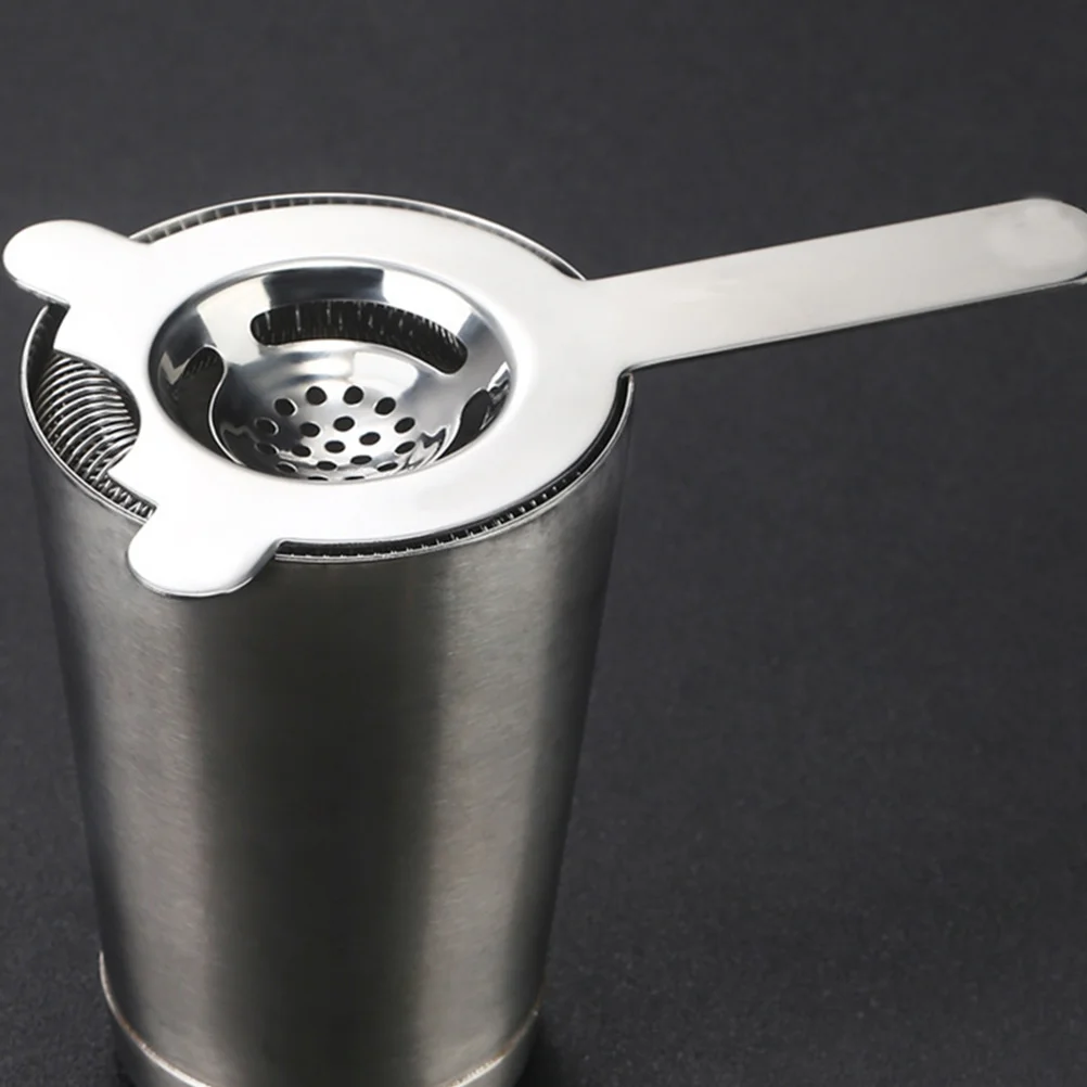 

Stainless Steel Strainer Professional Bar Drink Filter Daily Sturdy Drink Strainer Use Multi Function Ice Separator
