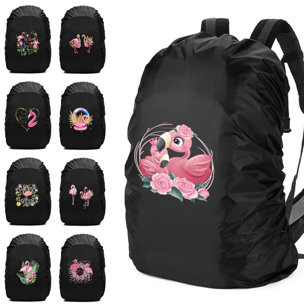 

Водонепроницаемый рюкзак, дождевик, уличный походный чехол для альпинизма, сумка 20L-70L, дорожные аксессуары, дождевик для рюкзака, новый фламинго